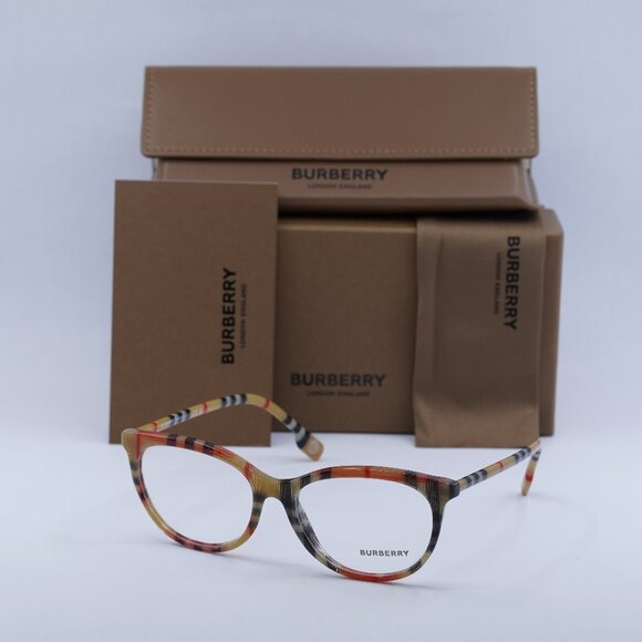 Burberry BE2389 4087 Cat Eye Eyeglasses 54mm – Vintage Check - Picture 1 of 11